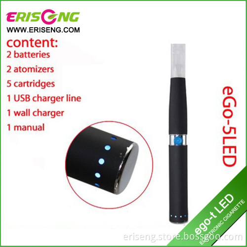 EGO-5LED, Fashionable Electronic Cigarette/E Cigar/Vapor with LED Light (EGO-T-LED)